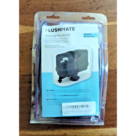 Flushmate Ap300503 Toilet Flush Handle, Toilet, Chrome universal fits 503 series - Picture 1 of 2